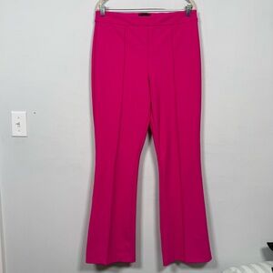 Christian Siriano Vibrant Pink Flare Pants, Size 12, Great Condition